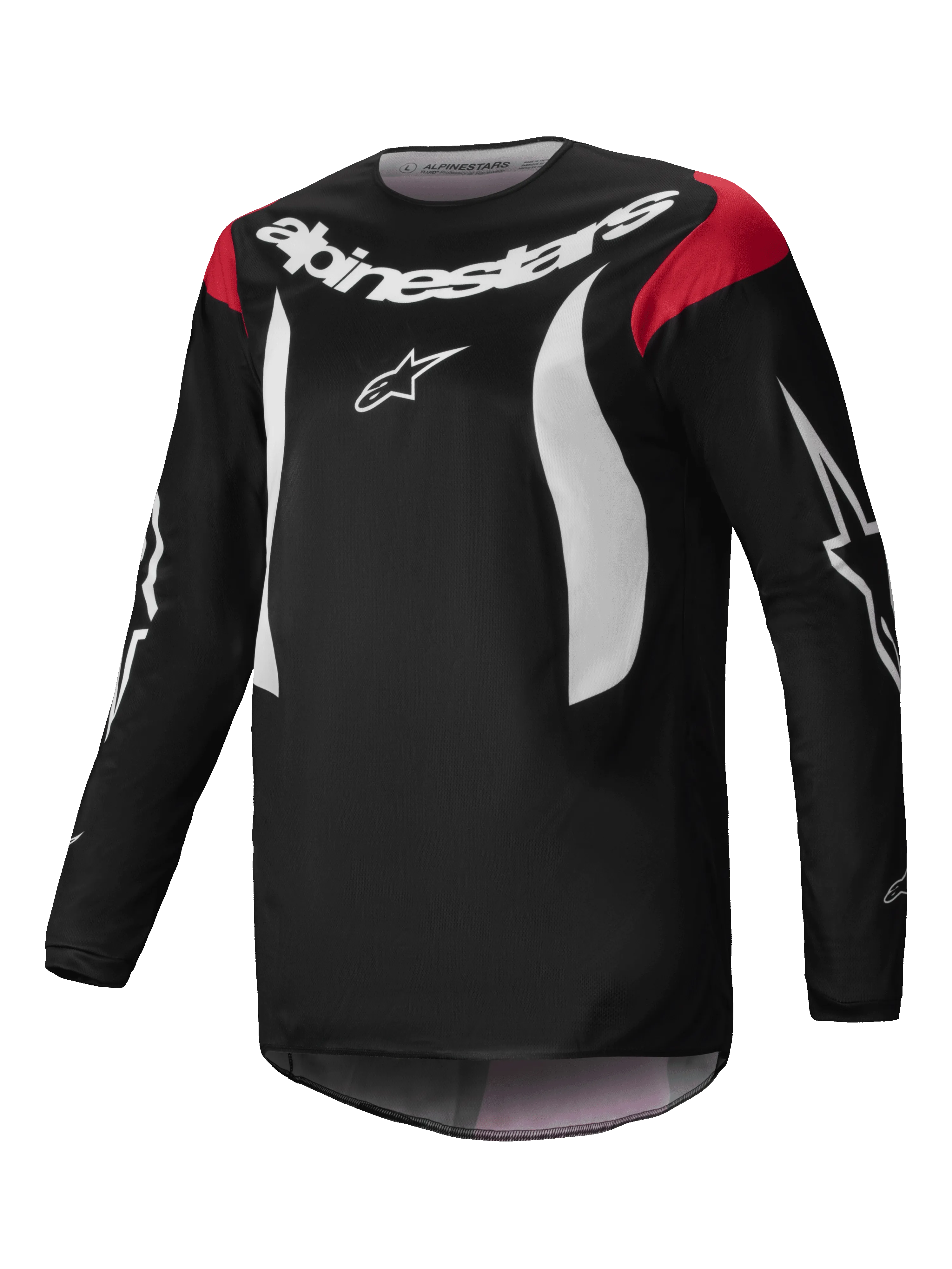 2025 Alpinestars Fluid Haul Motocross Jersey Black White