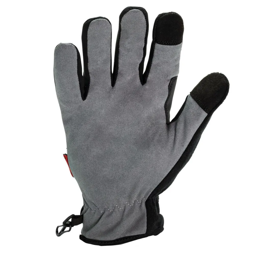 212 Performance TUNF-0608 Fleece Lined Tundra Touchscreen Screen Gloves, Small Gray