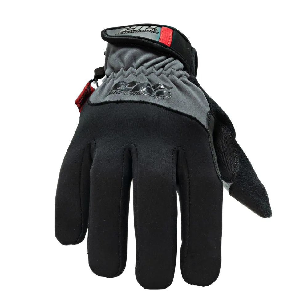 212 Performance TUNF-0608 Fleece Lined Tundra Touchscreen Screen Gloves, Small Gray