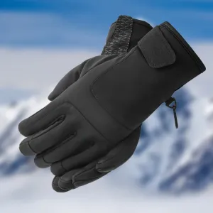 A030 Winter Skiing Glove Riding Sports Touch Screen Keep Warm Gloves, Size: L(Black)