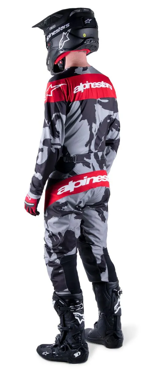 Alpinestars Racer Tactical Cast Gray Camo Mars Red Jersey