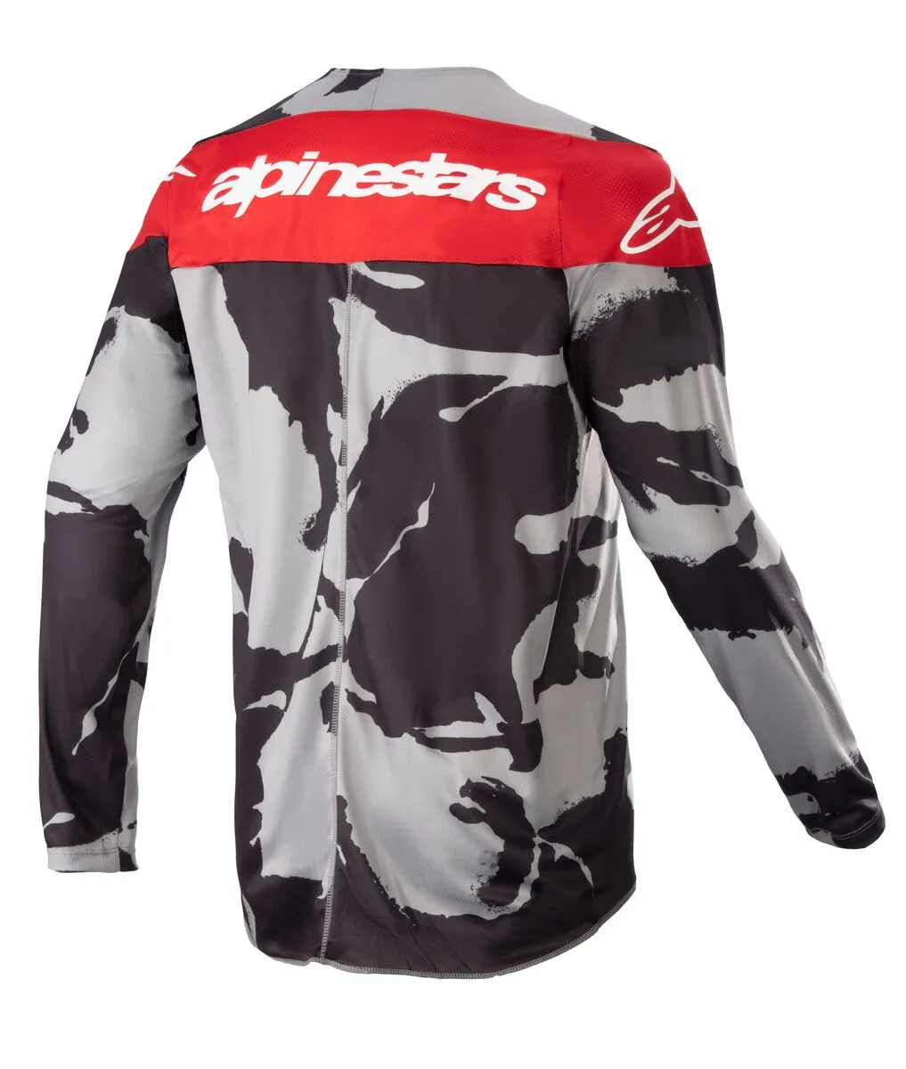 Alpinestars Youth Racer Tactical Cast Gray Camo Mars Red Jersey