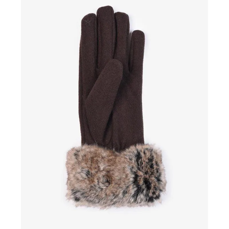 Barbour Burford Ladies Gloves - Brown