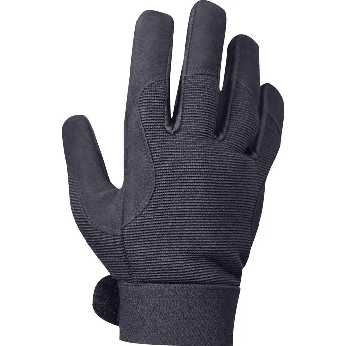 Black - Military Moisture Wicking Mechanics Gloves