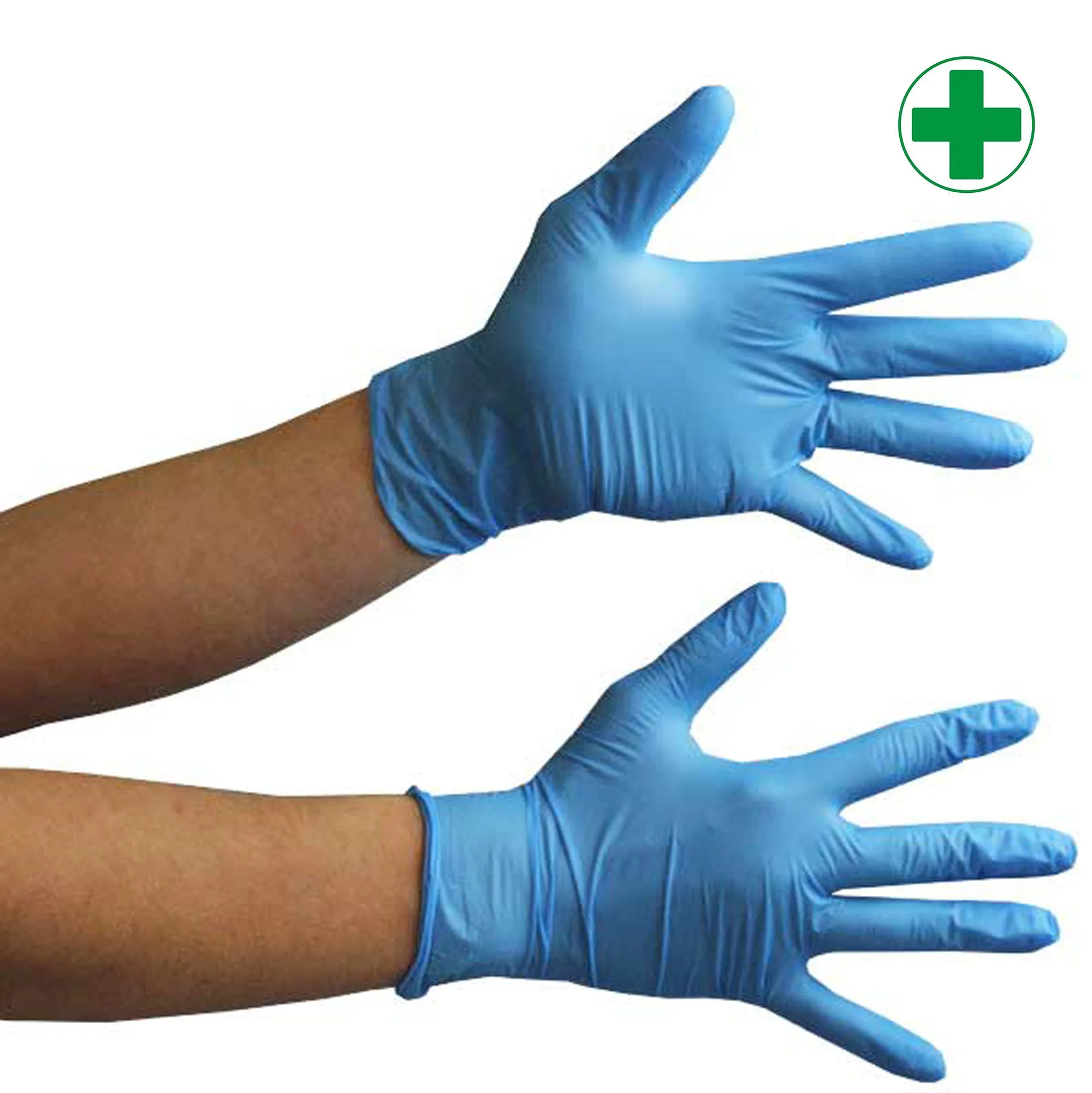 Blue Vinyl Gloves Powder Free (Medical Grade)