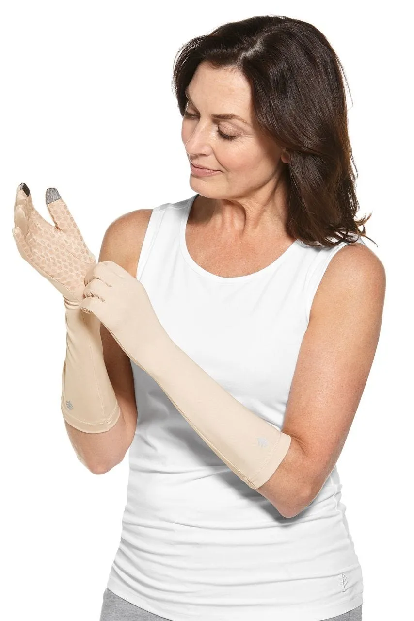 Bona UV Mid Length Gloves  |  Beige