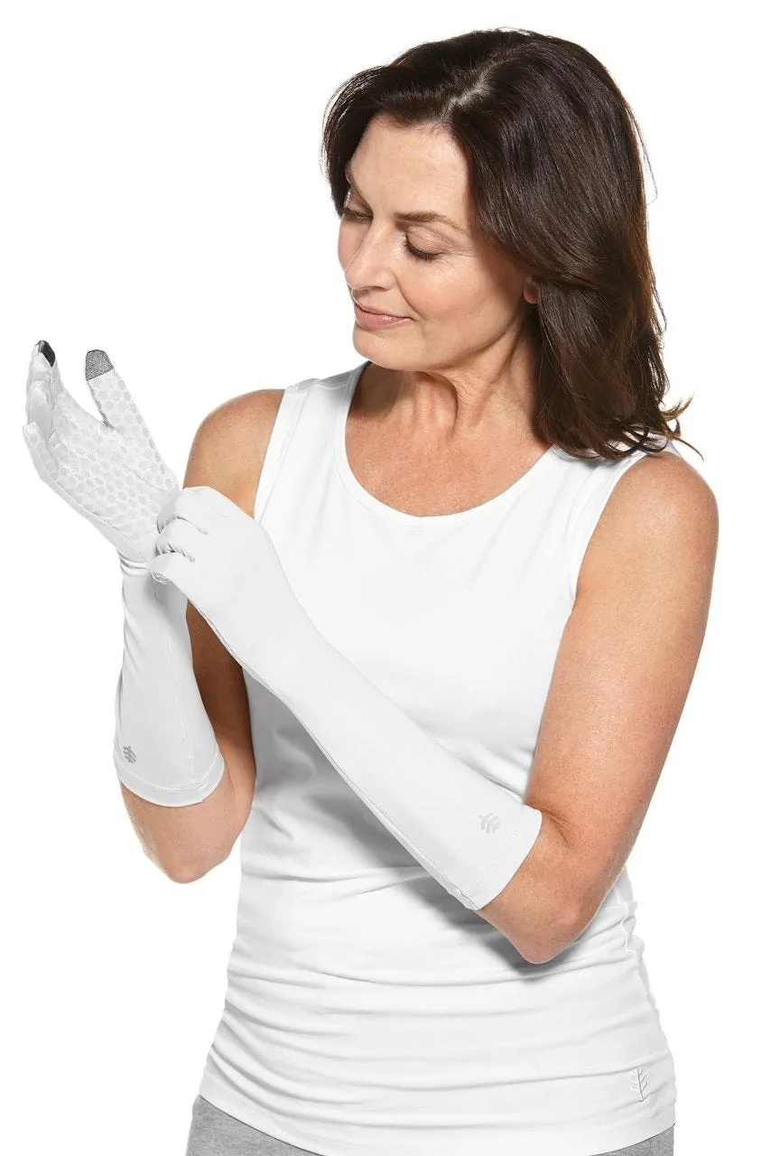 Bona UV Mid Length Gloves  |  White