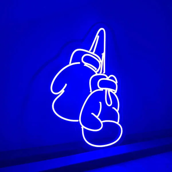 Boxing Gloves Neon Light Sign