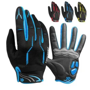 CoolChange LSR Gel Pad Bike Gloves Winter Warm Racing Motorcycle Cycling Touchscreen Full Finger