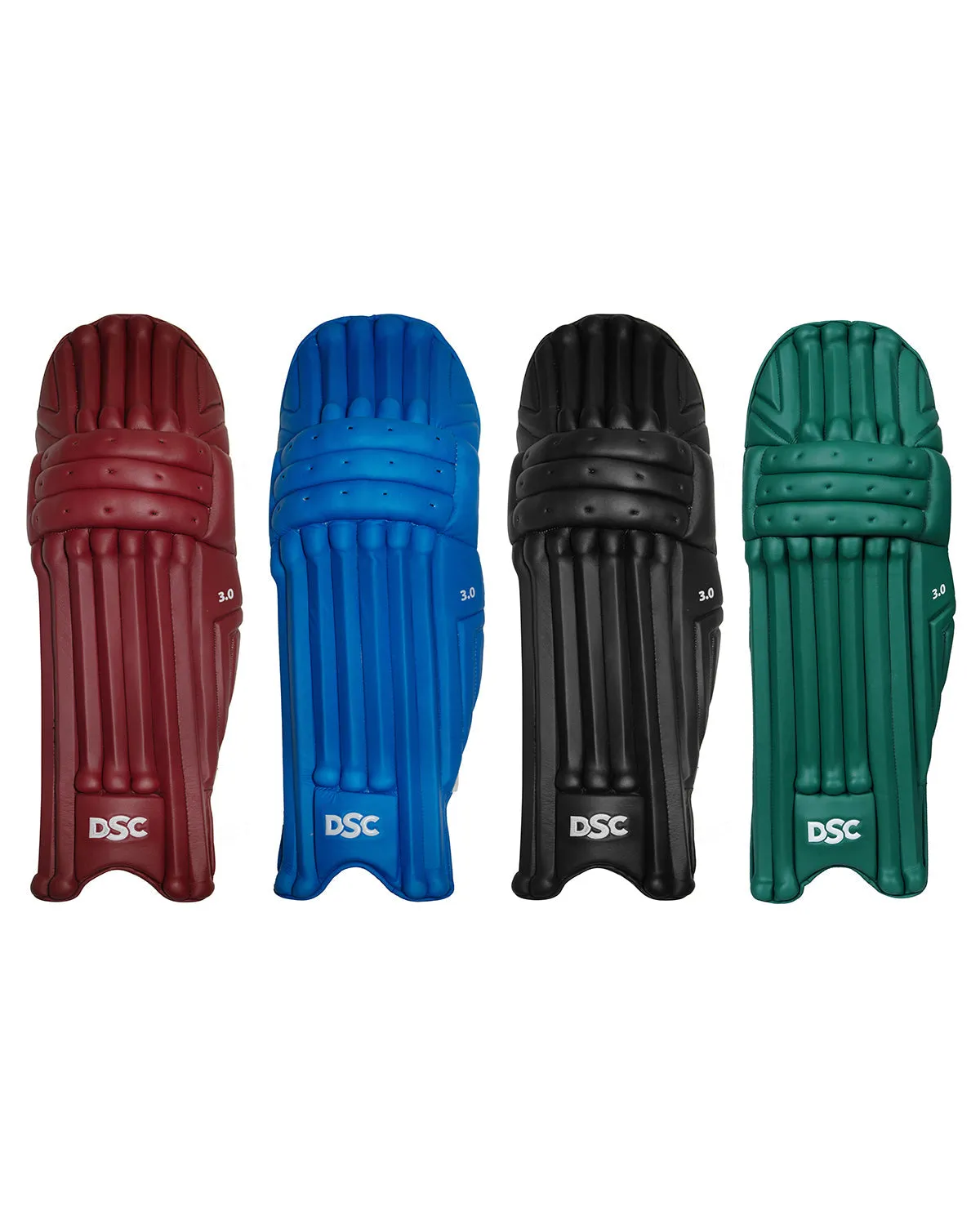 DSC 3.0 Cricket Batting Pads - Adult - Green