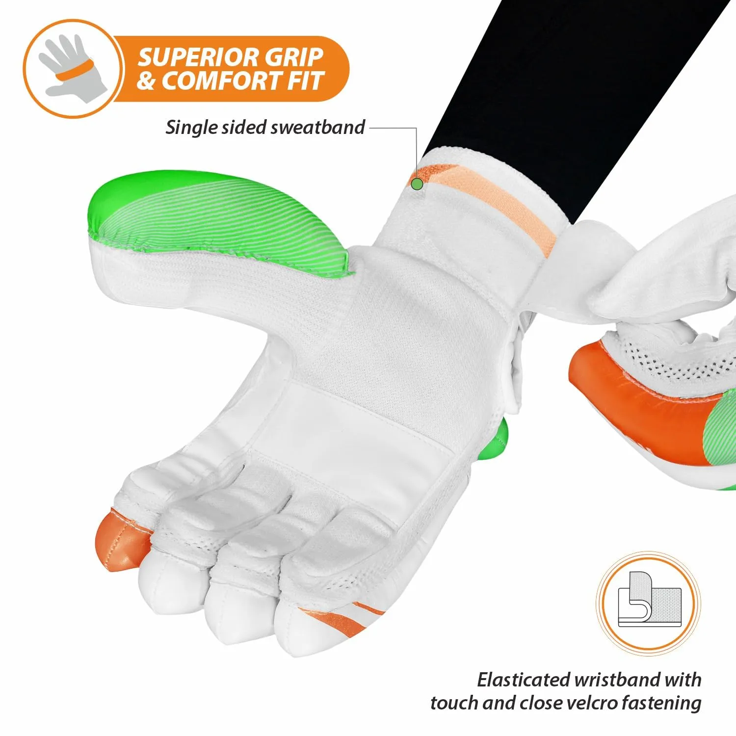 DSC Ruffle LH Cricket Batting Gloves