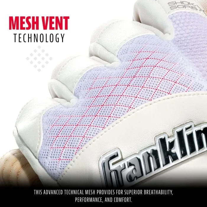 Franklin Shok-Sorb X Adult Batting Gloves - White