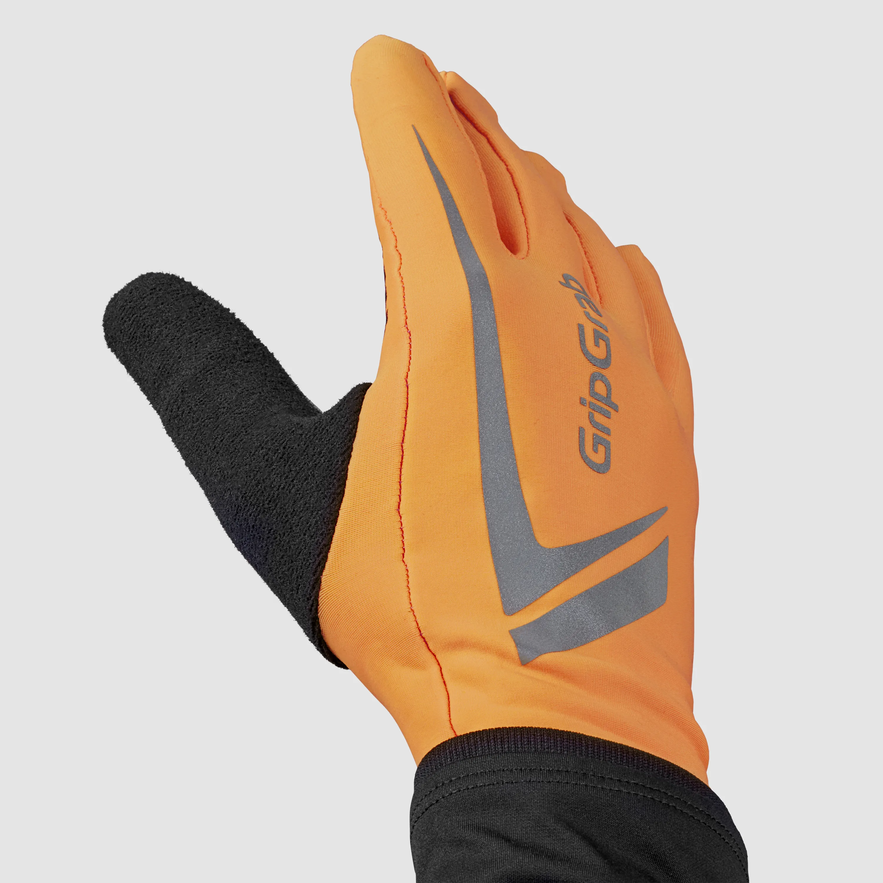 Gripgrab Running Expert Hi-Vis Touchscreen Winter Gloves Orange Hi-Vis | Buy Gripgrab Running Expert Hi-Vis Touchscreen Winter Gloves Orange Hi-Vis here | Outnorth