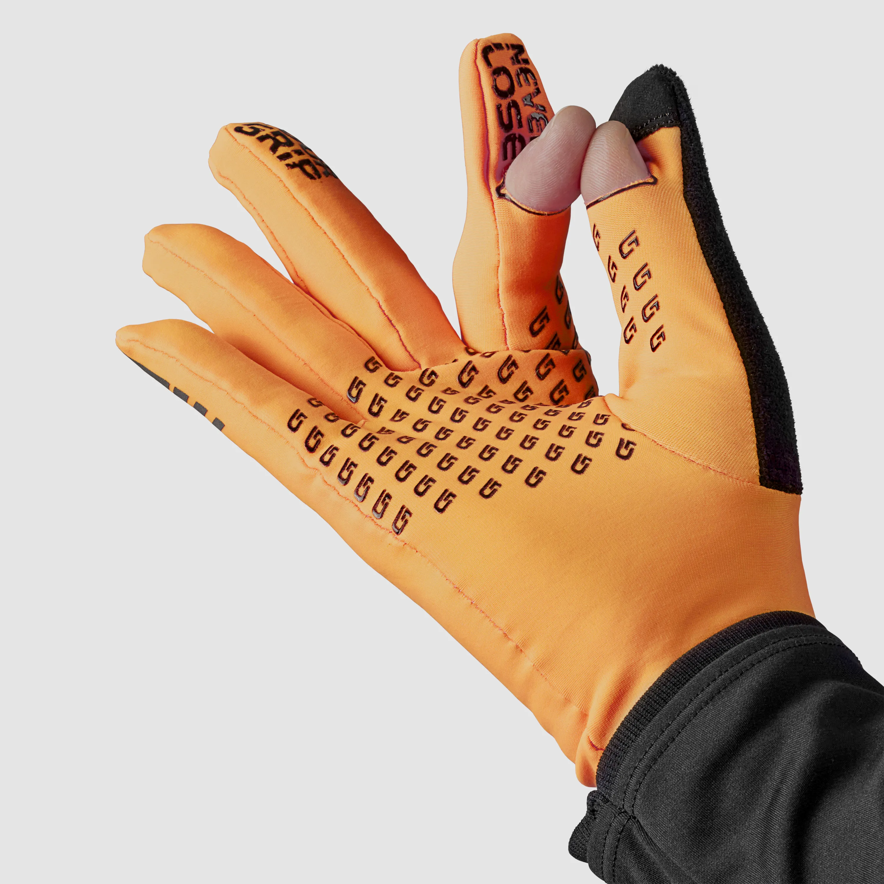 Gripgrab Running Expert Hi-Vis Touchscreen Winter Gloves Orange Hi-Vis | Buy Gripgrab Running Expert Hi-Vis Touchscreen Winter Gloves Orange Hi-Vis here | Outnorth