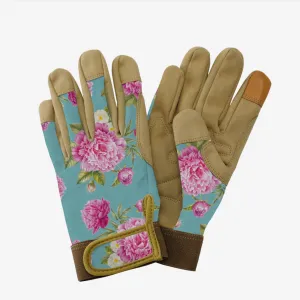 Kent & Stowe Aqua Peony Premium Comfort Gloves