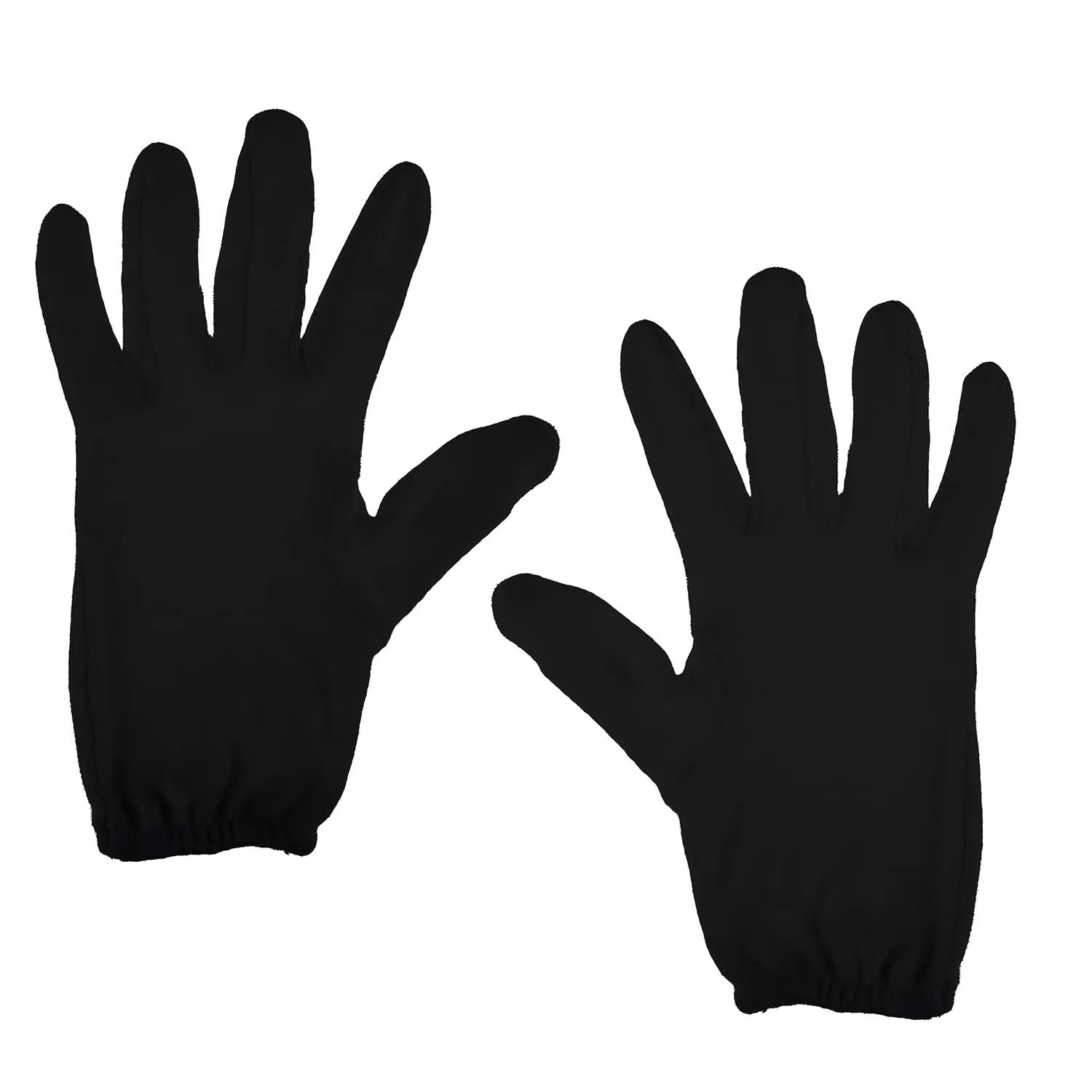 Kuber Industries Gloves | Cotton Summer Gloves | Protection From Sun Burns | Dust | Pollution | Gloves For Women | Gloves For Men | Pack of 1 Pair | Black