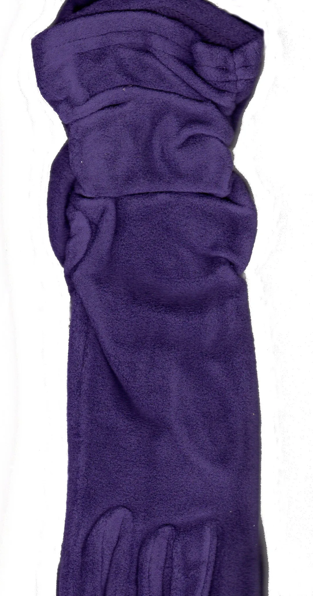 Lauer Stretch Microfleece Ruched Glove 8 Button Length