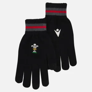 Macron Wales WRU Warm Grip Gloves Smartphone Touch