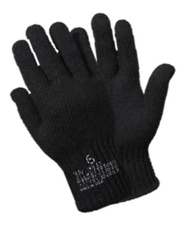 Military D3-A Leather Gloves w/ Liner