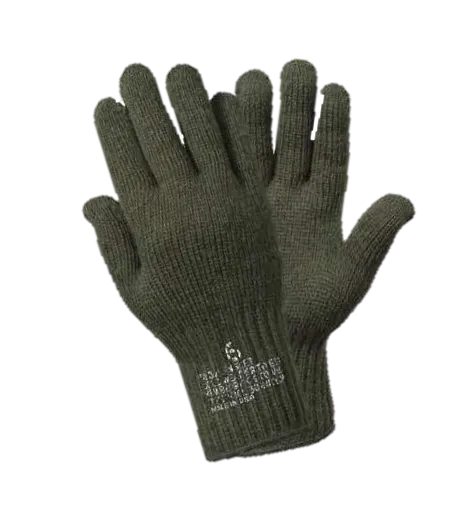 Military D3-A Leather Gloves w/ Liner