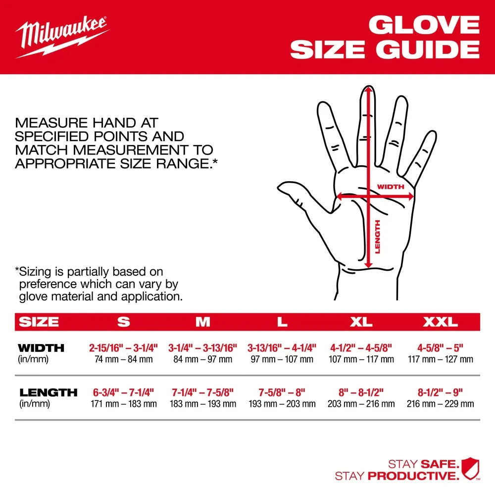 Milwaukee 48-73-0032 Winter Performance Gloves – Large