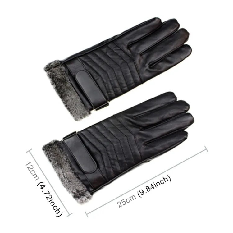 Protective Riding Winter Outdoor Sports Touch Screen Thickened Splashproof Windproof Warm Gloves for Male