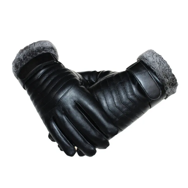 Protective Riding Winter Outdoor Sports Touch Screen Thickened Splashproof Windproof Warm Gloves for Male