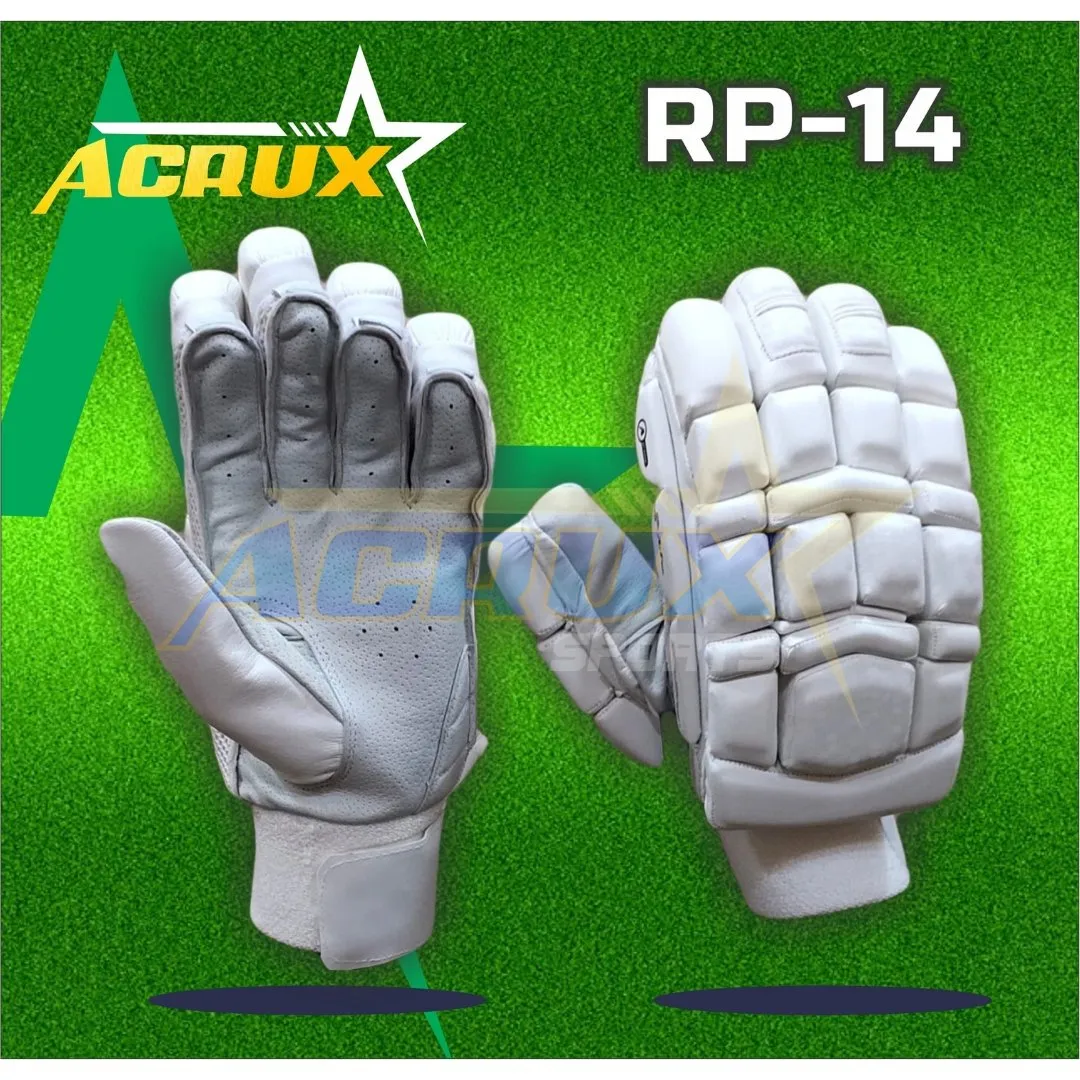 RP 14 Top Range Cricket Batting Gloves Pittard Palm