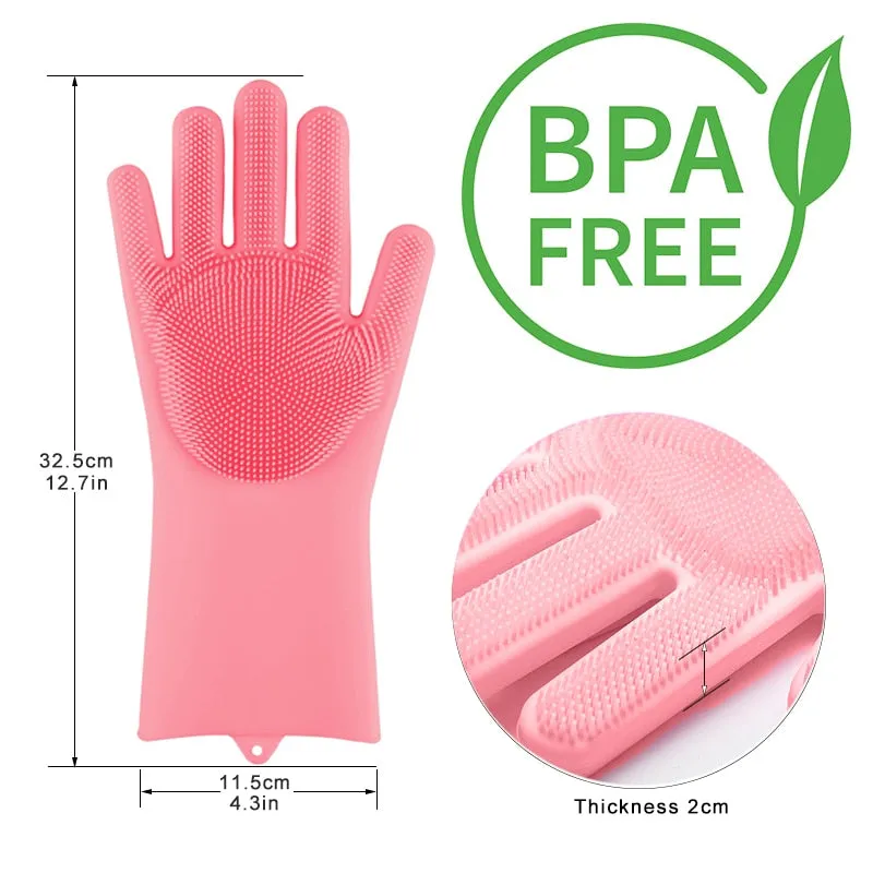 Silicone Dish Washing Gloves