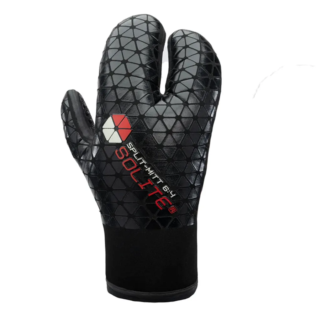 Solite Gloves 6:4mm Split Mitt - 2023/Black