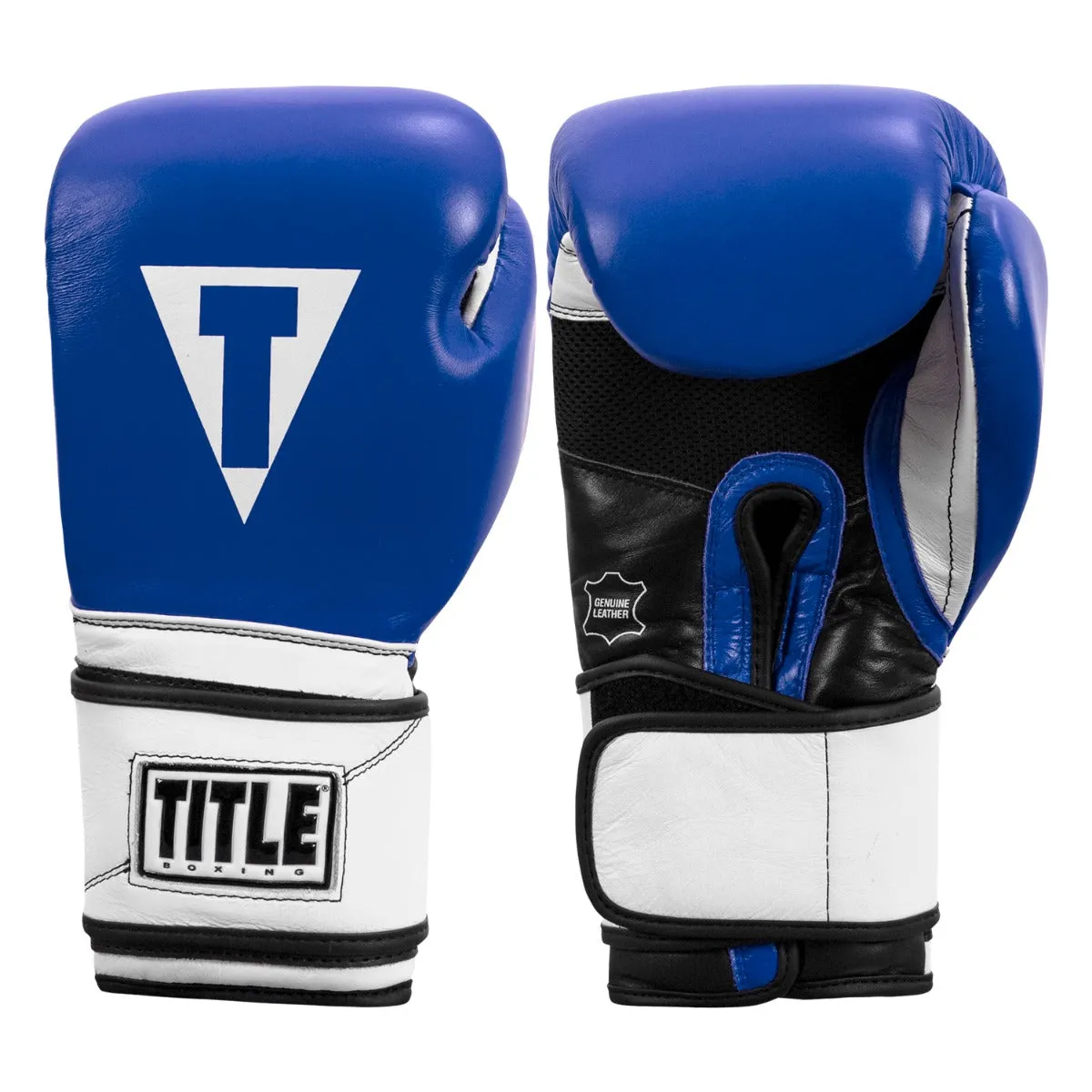 TITLE Boxing Premium Leather Performance Training Gloves