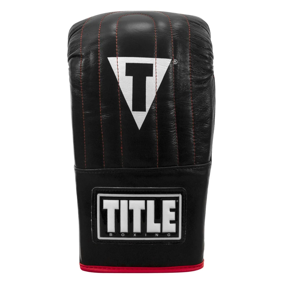 TITLE Boxing Professional Old School Leather Bag Gloves 3.0