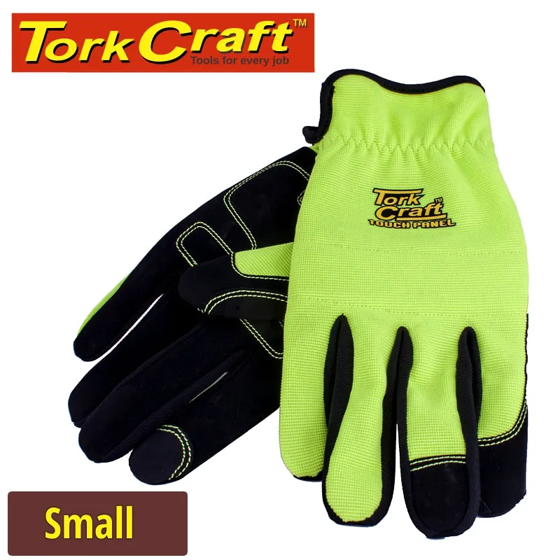 TORK CRAFT GLOVE YELLOW SMALL  WITH PU PALM MULTI PURPOSE GL50