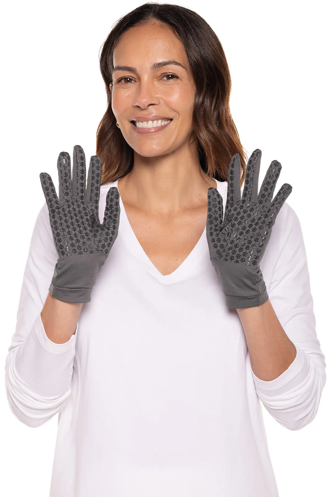 Unisex Sawyer UV Sun Gloves  |  Charcoal