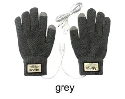 Unisex USB Heated Soft Comfortable Windproof Gloves