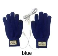 Unisex USB Heated Soft Comfortable Windproof Gloves