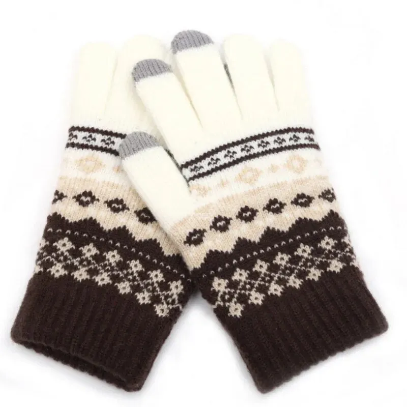 Warm Winter Touch Screen Knitted Gloves