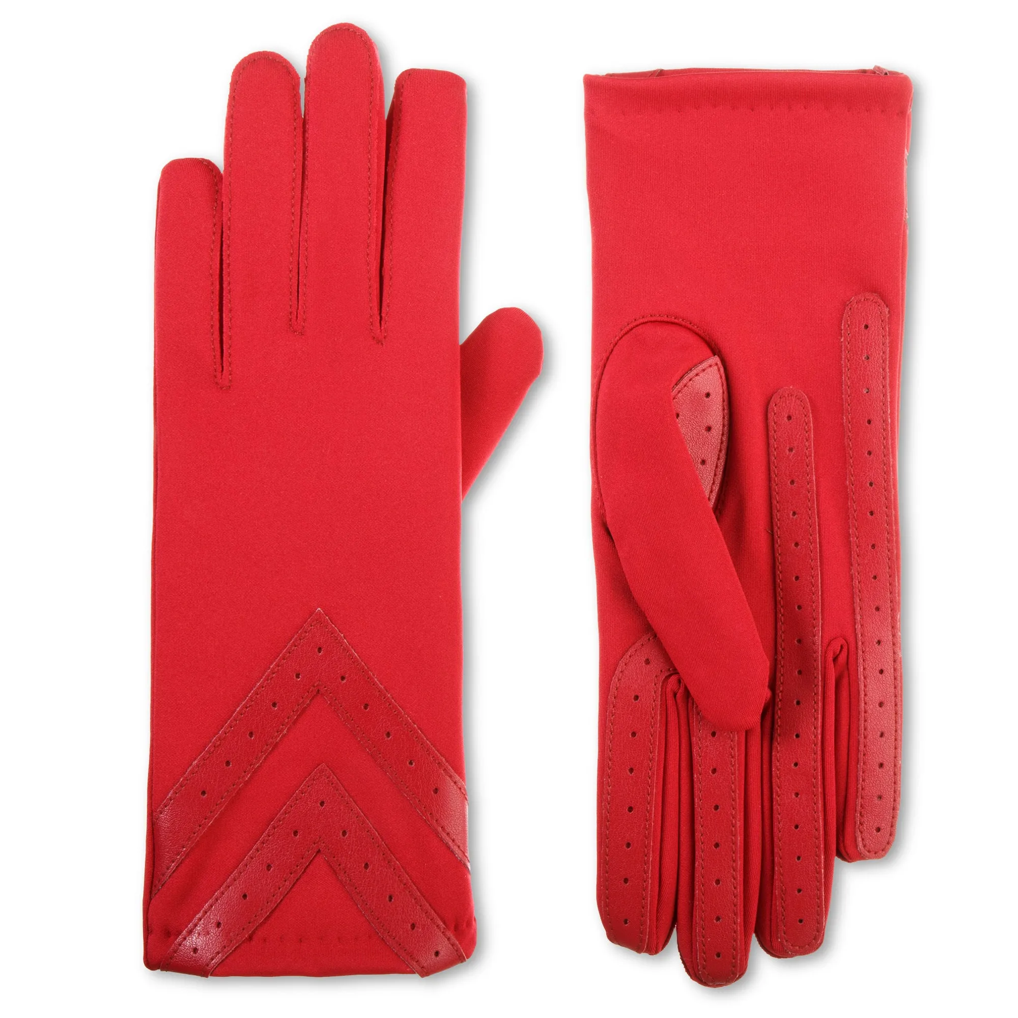 Women's Chevron Spandex Gloves with smartDri® and smarTouch®