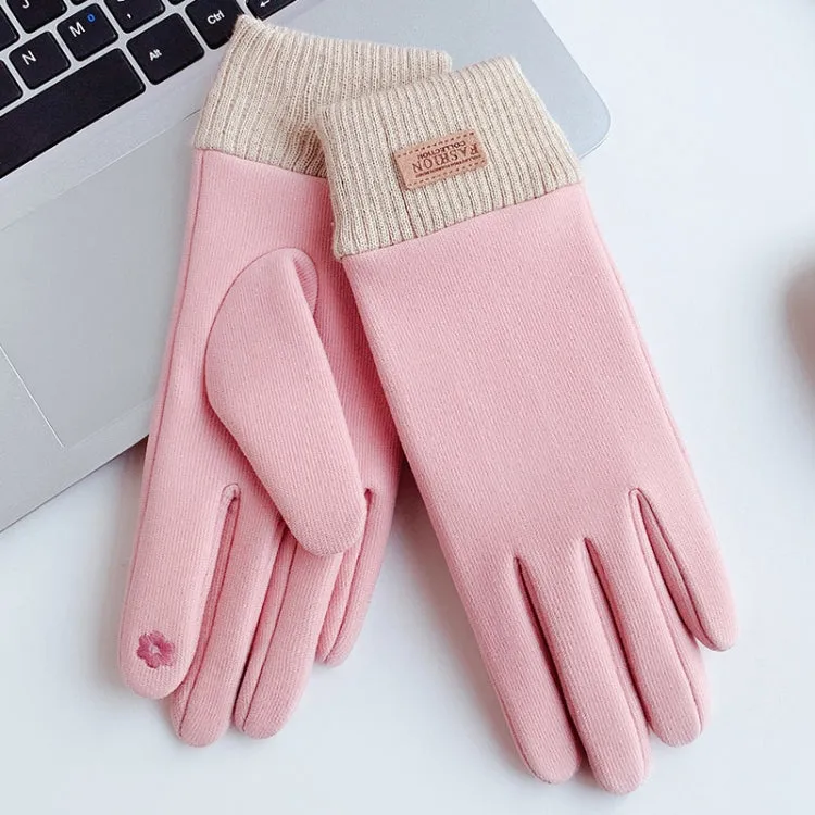 WST-03 Winter Outdoor Cycling Touch Screen Warm Gloves(Pink)