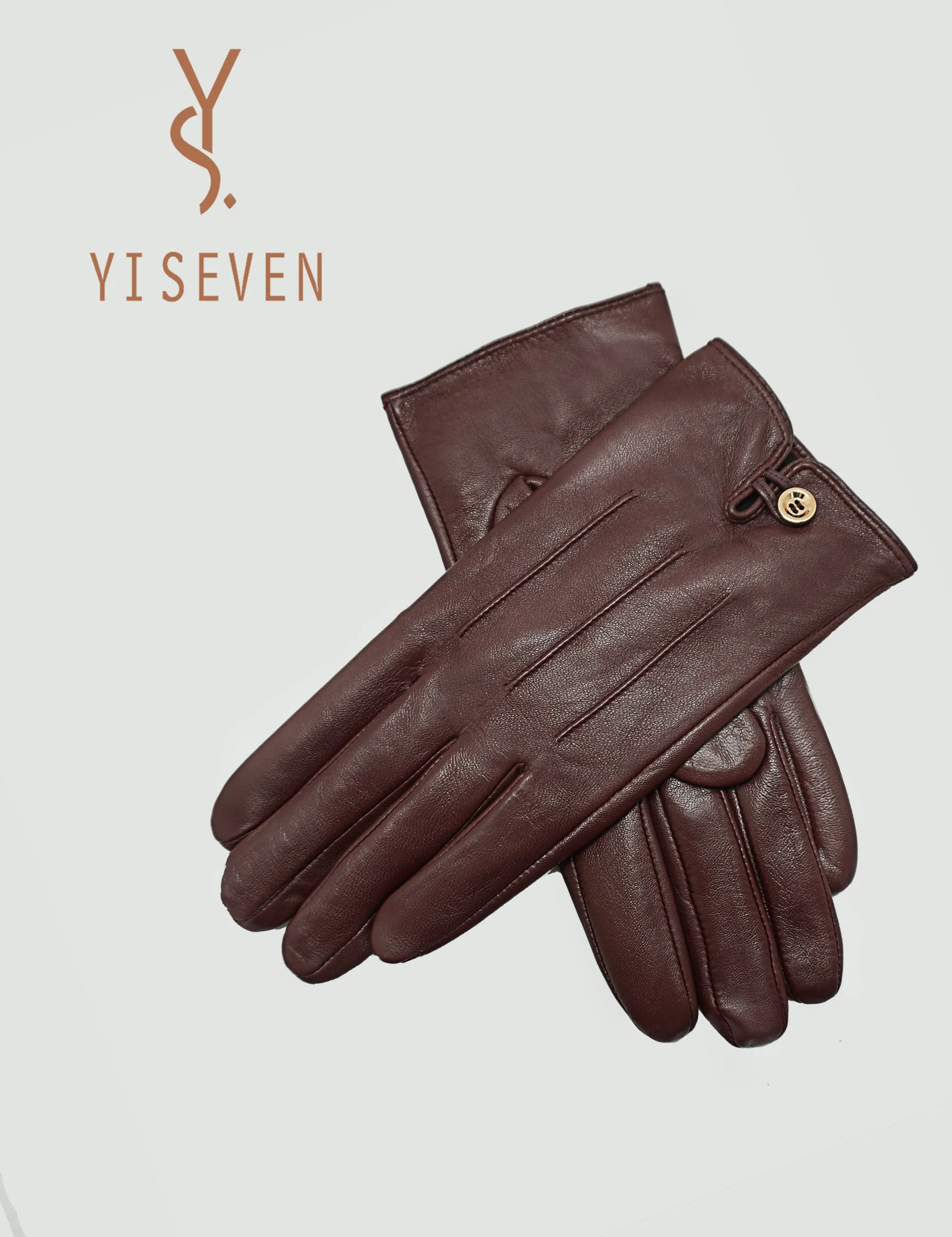 YISEVEN Women's Elegant Lambskin Leather Gloves