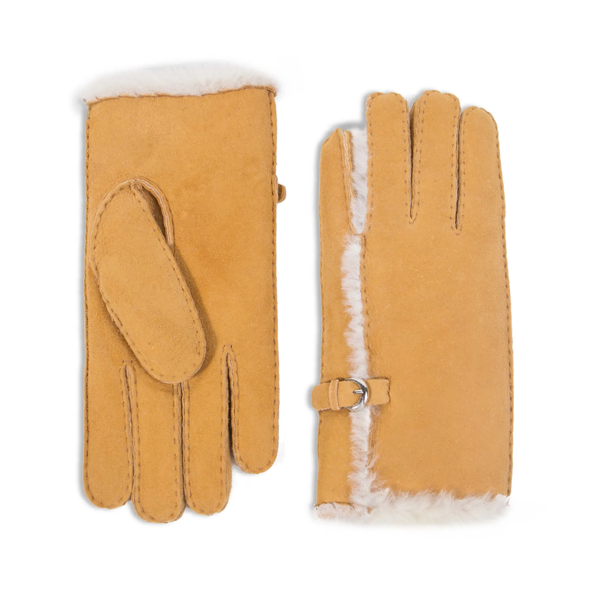 YISEVEN Women's Shearling Leather Gloves