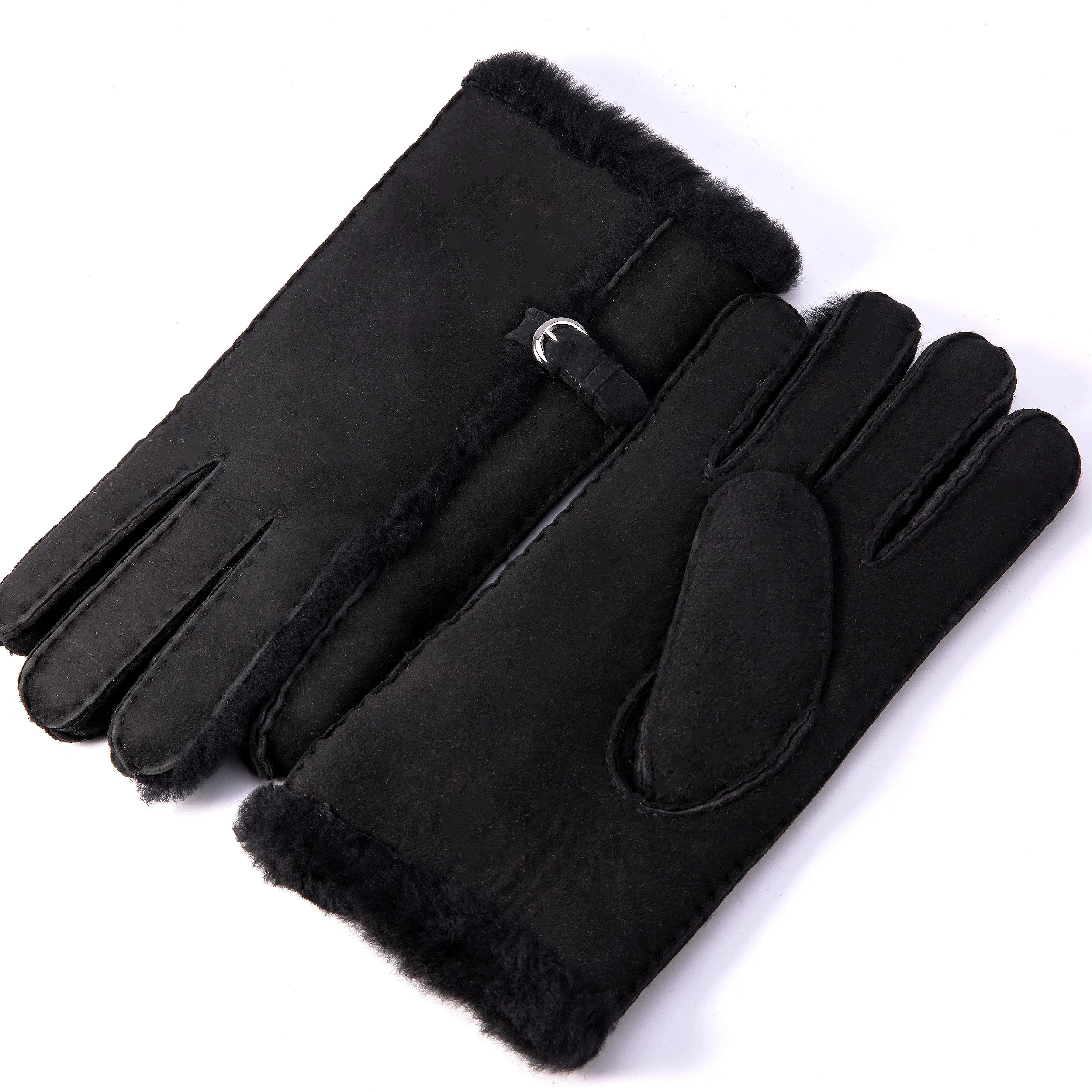 YISEVEN Women's Shearling Leather Gloves