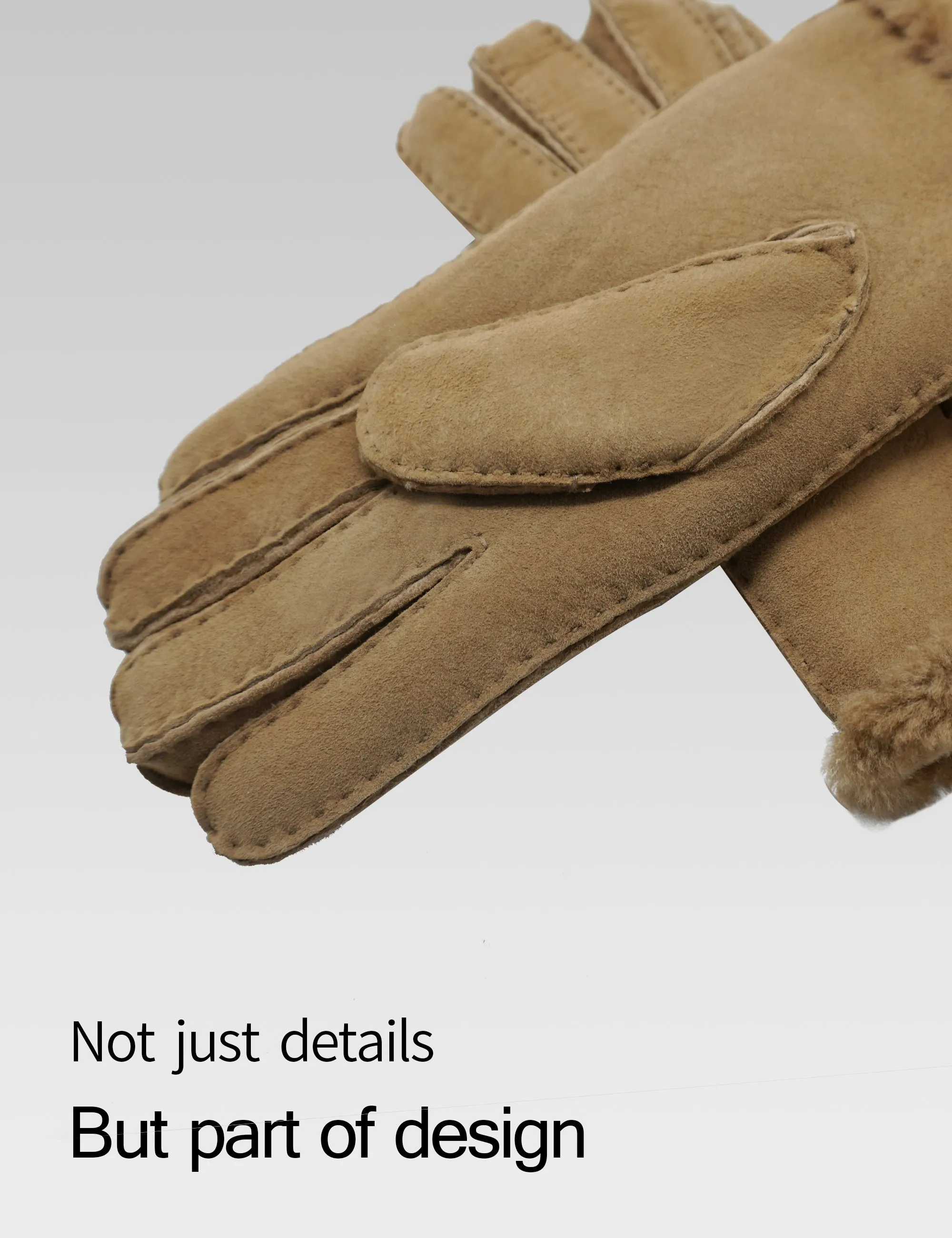 YISEVEN Women's Shearling Leather Gloves