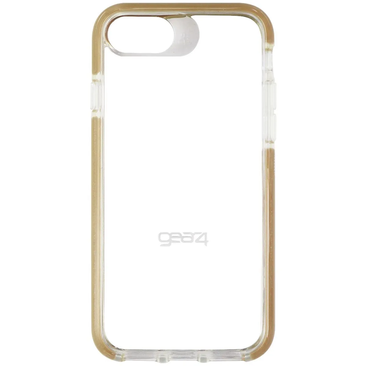 ZAGG Piccadilly Series Hybrid Case for Apple iPhone 7/8 – Clear/Gold border