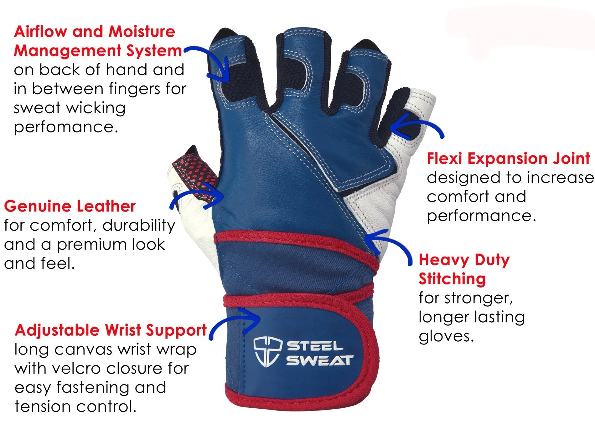 ZED Wrist Wrap Gloves